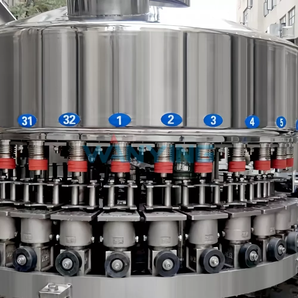Fruit pulp beverage filling machine